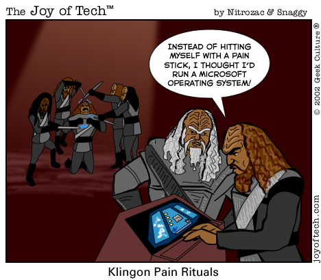 Klingon pain rituals